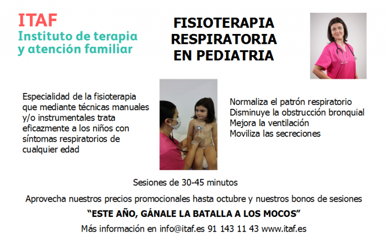 Fisioterapia respiratoria en pediatría